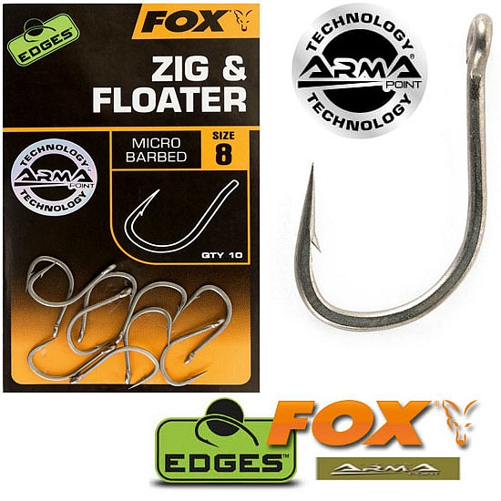 Edges Zig and Floater Hook (Size 8)